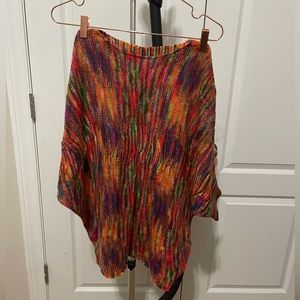 Woven. Multi-colored. Sweater.